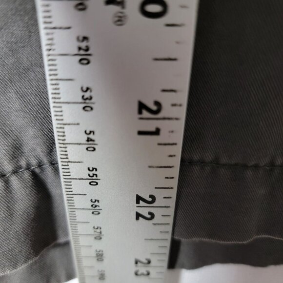 Calvin Klein Bermuda Shorts Mens Size 38 Chino 100% Cotton Dark Gray - Picture 4 of 11